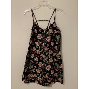 Floral Backless Mini Dress (USED)